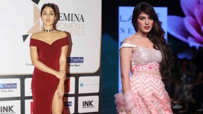 Rhea Chakraborty And Her Best Looks In Gowns & Lehengas