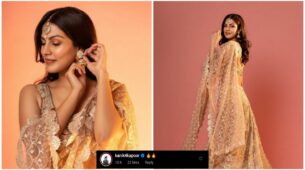 Rhea Chakraborty drops her regal look in embellished Lehenga, Kanika Kapoor is on fire