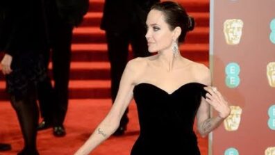 Head-Turning Looks Of Angelina Jolie In Black Off-Shoulder Dress That Will Make You Fall In Love With Her, Glimpse Here