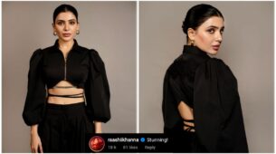 Samantha Ruth Prabhu is babe in black, Rashi Khanna calls her ‘stunning’