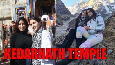 Sara Ali Khan and Janhvi Kapoor visit Kedarnath temple, checkout unseen pictures