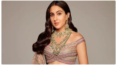 Sara Ali Khan Is Truly A Princess In This Beautiful Raw Silk Saree: See Pics