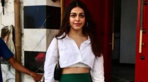 Say You’re Brunch Ready With A White Crop Top & Green Mini Skirt Just Like Alaya F, Take Cues