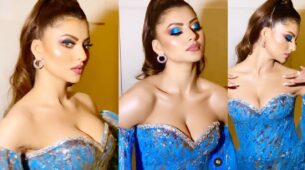 Babe in Blue: Urvashi Rautela turns ‘Shakira’ in shimmery bodycon dress