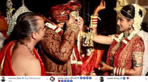 Shilpa Shetty shares glimpses from her wedding, Terence Lewis, Geeta Kapoor and Suniel Shetty pour love