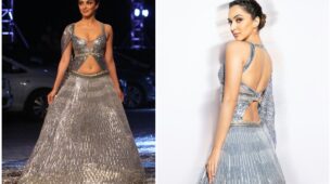 Shimmery Grey Lehengas Are Always A Good Idea! Sara Ali Khan Vs Kiara Advani: Whose Lehenga Would You Pick For Saturday Ceremony?