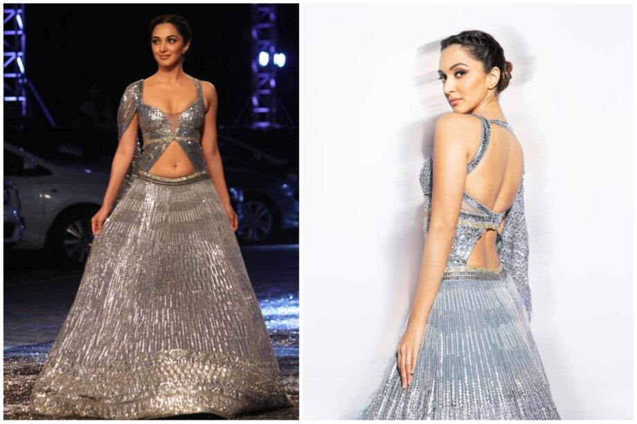 Shimmery Grey Lehengas Are Always A Good Idea! Sara Ali Khan Vs Kiara Advani: Whose Lehenga Would You Pick For Saturday Ceremony? - 1