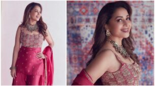 SHOCKING!!!Do You Know How Much Madhuri Dixit Nene’s Sharara Dress Costs? Click To Know