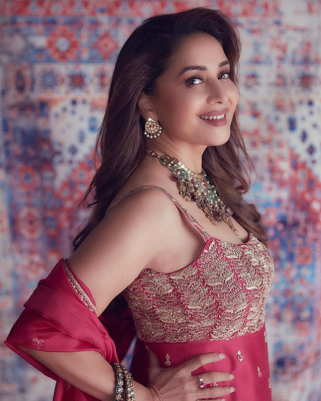 SHOCKING!!!Do You Know How Much Madhuri Dixit Nene’s Sharara Dress Costs? Click To Know - 1