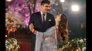 Shraddha Arya is Now ‘Mrs Commander Nagal’, shares Reception pictures