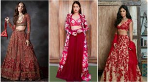 Shraddha Kapoor, Sara Ali Khan and Katrina Kaif will charm you with their floral red lehenga styles, check out