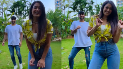 Shweta Tiwari turns ‘Bombastic’ in yellow checkered crop shirt and high waist denim jeans, check out