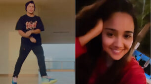 Siddharth Nigam flaunts his hot dance moves, Ashi Singh spotted blushing in ‘romantic mood’