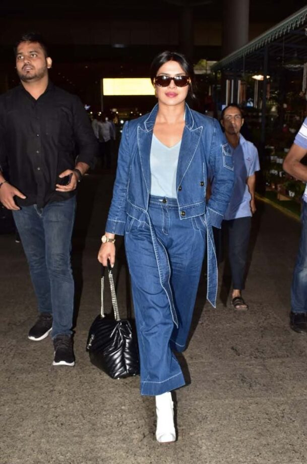 Slay The Airport Style! Three Different Ways In Which Priyanka Chopra Styled Denim Into Her Airport Look, Take Inspiration - 0