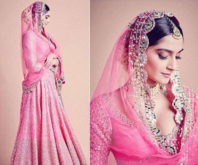 Sonam Kapoor Looks Absolute Goddess In Pink Lehenga & Flowy Skirt: See Pic - 1