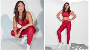 Spicy Red Hot: Kareena Kapoor is a ‘yummy mummy’, gives serious fitness flaunting abs in her red bralette and track pants