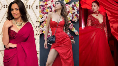 Spicy ‘Red’ Hot: The game of hotness, passion and burning desire between Ankita Lokhande, Mouni Roy and Hina Khan