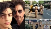 #SRKBirthday: Fans turn up in large numbers after Aryan Khan’s bail to wish SRK, Mumbai police move them away saying actor and son Aryan are in Alibaug