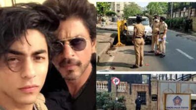 #SRKBirthday: Fans turn up in large numbers after Aryan Khan’s bail to wish SRK, Mumbai police move them away saying actor and son Aryan are in Alibaug