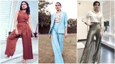 Stunning Samantha Ruth Prabhu Gives Major Boss Lady Vibes In Her Wide-Legged Pants, Take Fashion Cues