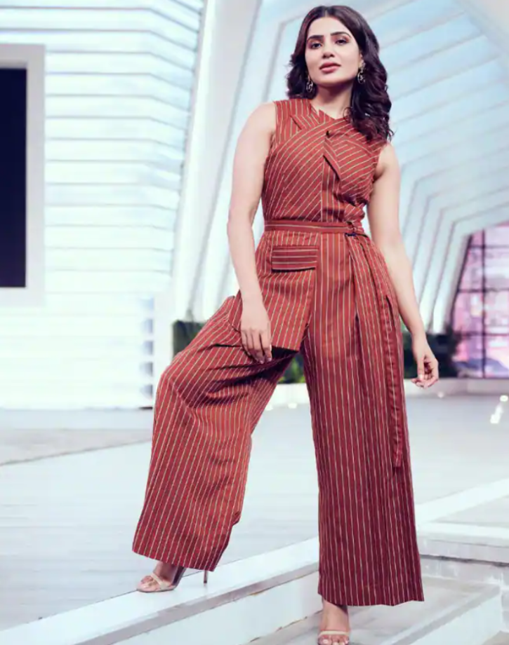 Stunning Samantha Ruth Prabhu Gives Major Boss Lady Vibes In Her Wide-Legged Pants, Take Fashion Cues - 2
