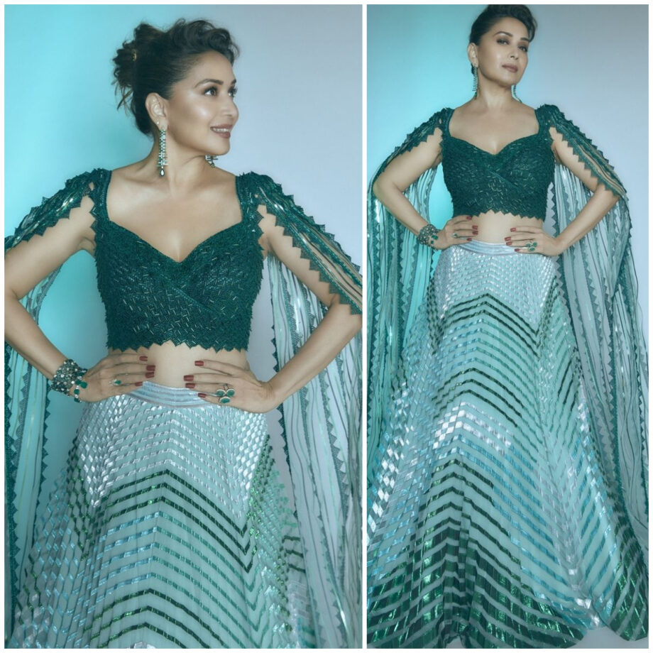 Style File! From Shraddha Kapoor To Madhuri Dixit: 5 Times Bollywood Celebs Looked Fierce In Emerald Hues - 2