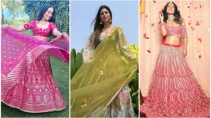 Surbhi Jyoti, Mouni Roy and Hina Khan are dazzling hot babes in desi ethnic lehenga style, get some style hacks ASAP