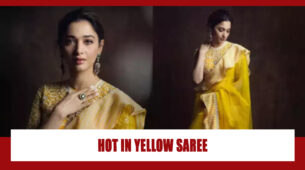 Tamannaah Bhatia Looks Sunny Hot In Yellow Saree & We Want To Have It