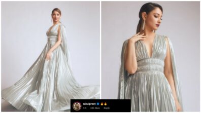 Tammanah Bhatia says, “It’s glow time” as she stuns in Metallic silver gown