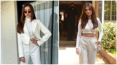 Tara Sutaria Has A White Outfit For Every Occasion! Perfect Turtle Neck Piece Or Comfortable Athleisure Look, Which Is Your Favorite?