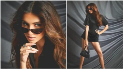 Tara Sutaria Steals Hearts In All Black Playsuit: See Pics