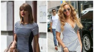 Taylor Swift Or Beyonce: Who Slayed The Stripe Outfit Better?