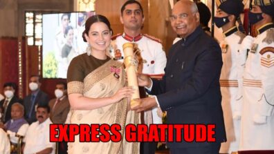 Thank you India for this gift: Kangana Ranaut pens a long note after receiving Padma Shri Award