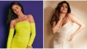 The Ruching Trend That’s All The Rage Right Now! Ananya Panday’s Neon Outfit Or Janhvi Kapoor’s Off-White Outfit: Which Is Your Pick For Date Night Party?
