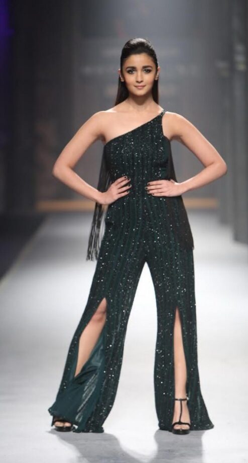 Throwback To When Alia Bhatt Played A Showstopper In A Shimmery One-Shoulder Jumpsuit, Pics Here - 1