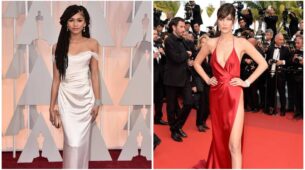 Outfit For The Day: Zendaya Or Bella Hadid: Who Wore Silk Dress Better; Vote Now