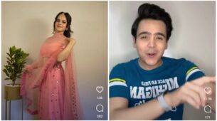TMKOC actors Palak Sindhwani and Raj Anadkat celebrate Diwali in style, see viral videos