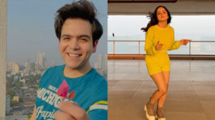 TMKOC Tapu-Sonu: Raj Anadkat smiles with a rose in hand, Palak Sindhwani says, “Tere Pyaar Mein”