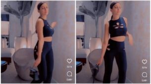 Uff Desi Garmi: Nora Fatehi drops super hot videos donning ‘dark and sensuous’ black outfit, we bet you can’t handle the heat