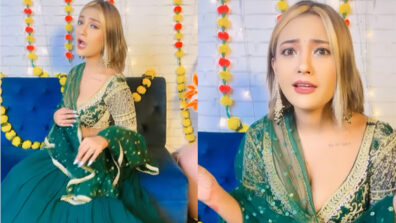 [Video] Aashika Bhatia does a Nora Fatehi, looks burning hot in deep-neck desi traditional outfit to stab hearts