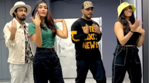 Unseen Video: Surbhi Jyoti and Raftaar do a swag move to ‘Ghana Kasoota’