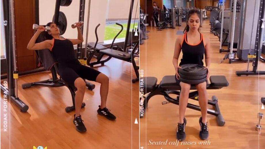 Unseen Visuals Of Hot Malavika Mohanan Giving Out Major Fitness Inspiration, Check Out - 4