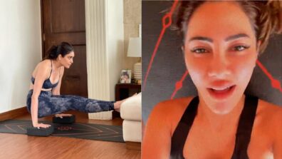 Nikki Tamboli and Karishma Tanna yoga poses, fans impressed