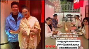 Viral Alert: Rekha joins Manish Malhotra, Janhvi Kapoor and Sara Ali Khan for ‘Diwali dinner’, see pics