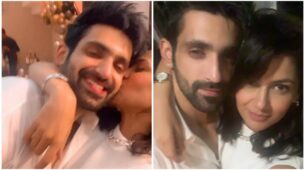 Viral: Sriti Jha gives hugs and kisses to Arjit Taneja, celebrates his birthday with grandeur