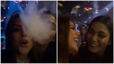 Viral Video: Nia Sharma and Sana Makbul enjoy hookah together, fans love it