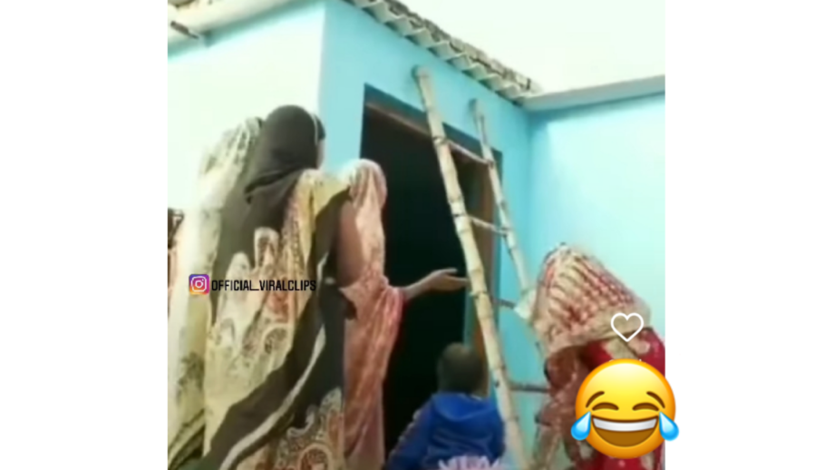 A Viral Video Of The Furious Bride Climbing A Ladder, Refuses To Come Down From Roof Will Make To Giggle A Bit 502963