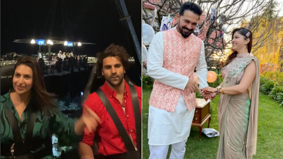 Watch: The cute and adorable 'moment' of forever love between Divyanka Tripathi-Vivek Dahiya and Rubina Dilaik-Abhinav Shukla 499848