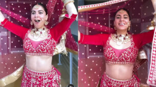 Wedding Bells: Shraddha Arya looks droolworthy in red bridal avatar, who is making her blush on camera in public?