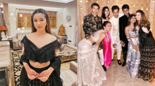 What A Hot Babe: Sachin Tendulkar’s daughter Sara Tendulkar is a sensuous, hot bombshell in V-neck ethnic Diwali outfit, singer Armaan Malik loves the look